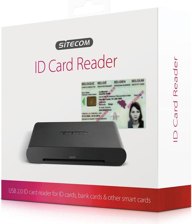Actual product image Sitecom MD-064 USB 2.0 ID Card Reader (Micro USB)