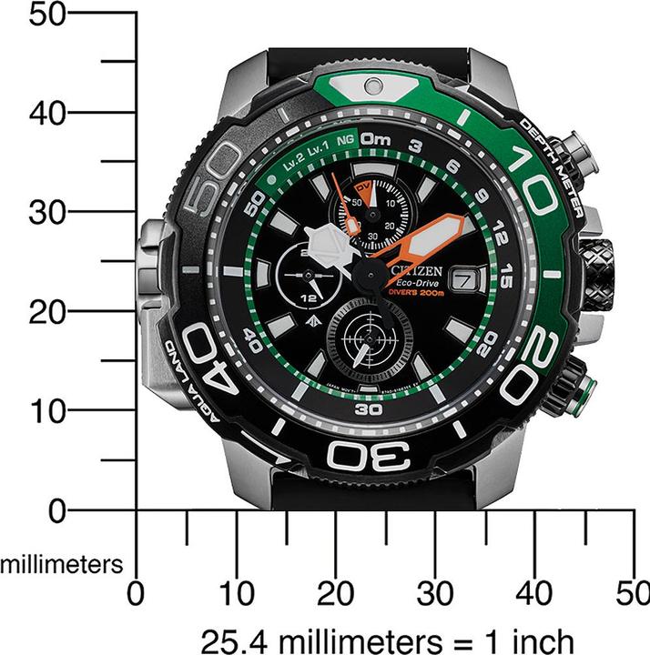 Image du produit Citizen BJ2168-01E Eco-Drive Promaster Marine Montre de plongée 47mm (Montre de plongée, 47 mm)