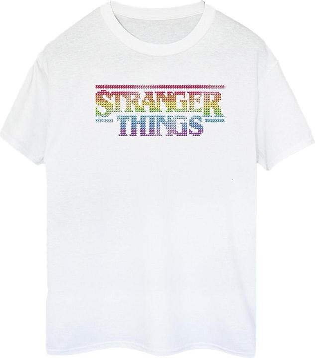 Produktbild Netflix Stranger Things Rainbow Dot Logo TShirt (S)