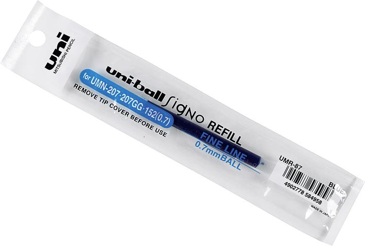 Actual product image Faber-Castell Replacement refill 'Uniball Signo' UMN-207 (Refill, Blue, 0.70 mm)