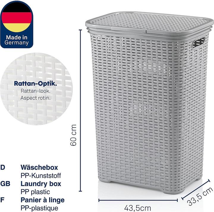 Actual product image Kela Laundry box Brasilia light (60 l)