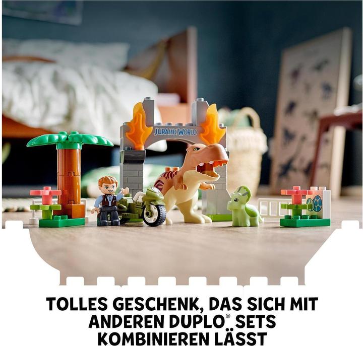 Produktbild LEGO Ausbruch des T. Rex und Triceratops (10939)