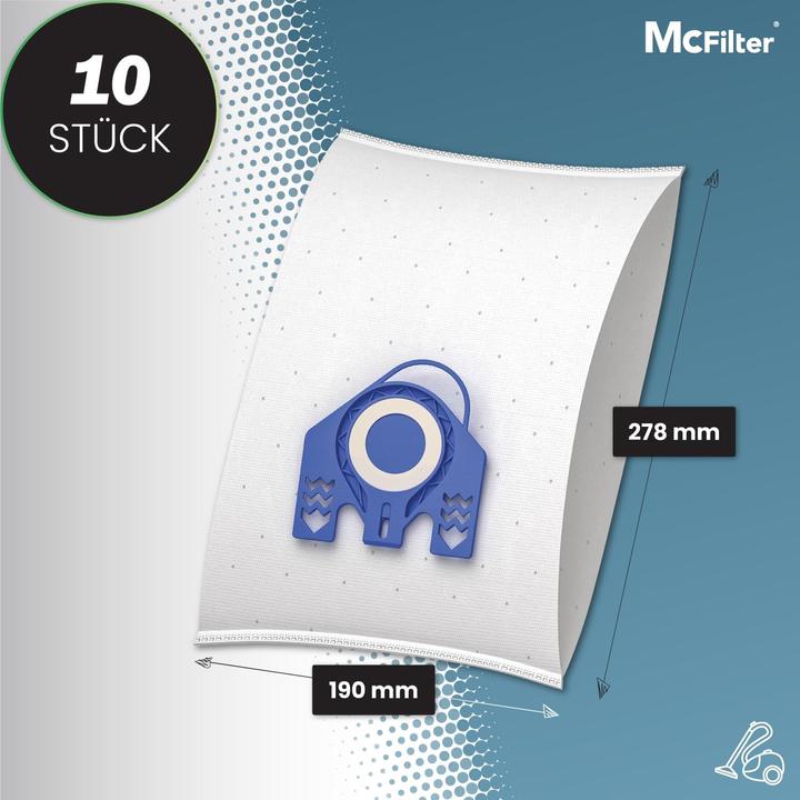 Produktbild Mc Filter Staubsaugerbeutel Set für Miele C3