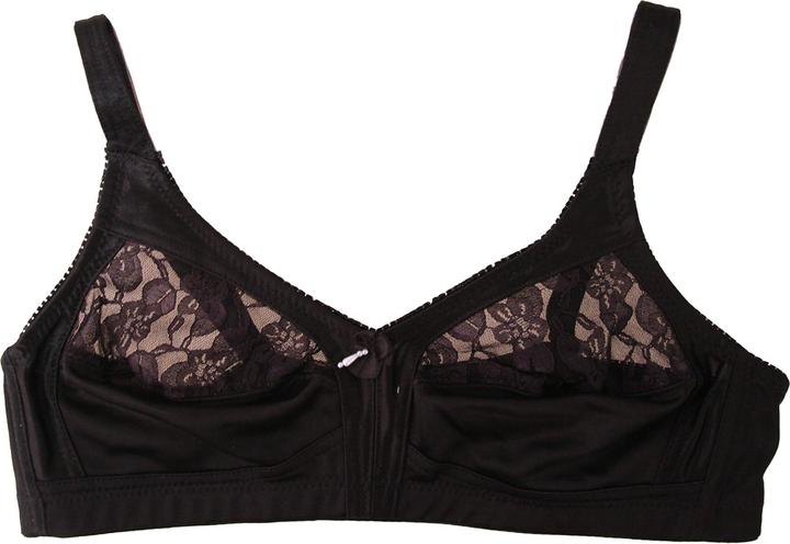 Actual product image Womens/Ladies Lace Firm Control Non Wired Bra (100 E)