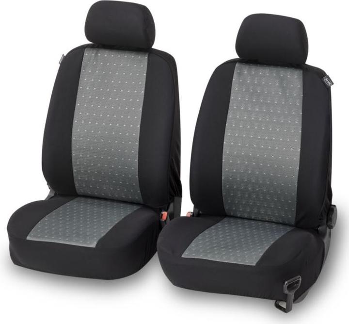 Produktbild Cartrend Sitzbezug-Set Frontsitze sw/gr 6tlg
