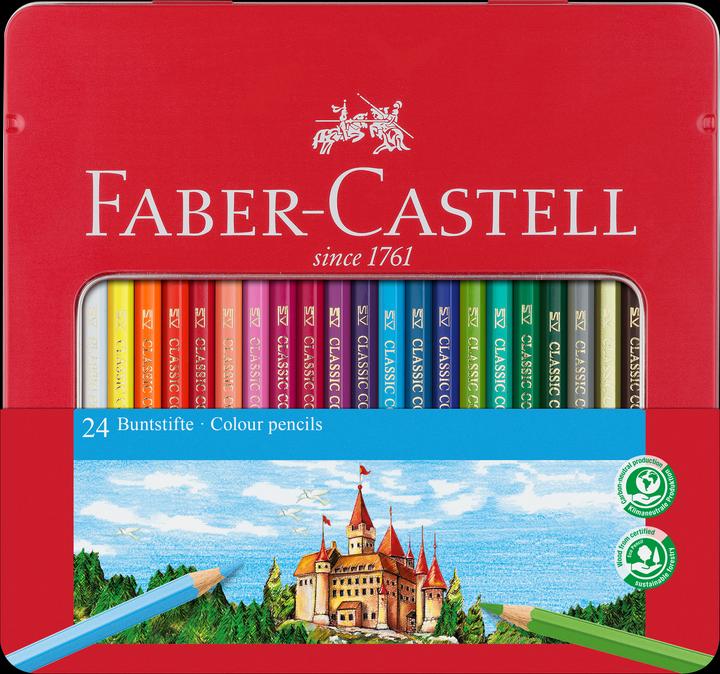 Faber-Castell Colour pencils Classic Colour (Multicoloured, 24 x)