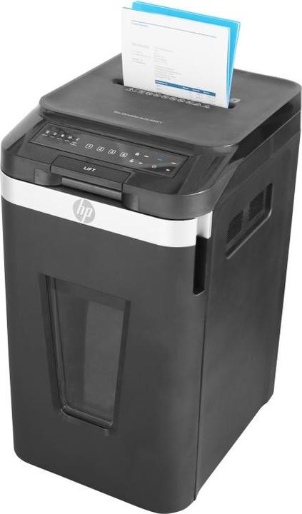Actual product image HP Pro Shredder Auto 400CC document shredder with particle cut P-4, 4 x 12 mm, up to 400 sheets, black (Particle cut)