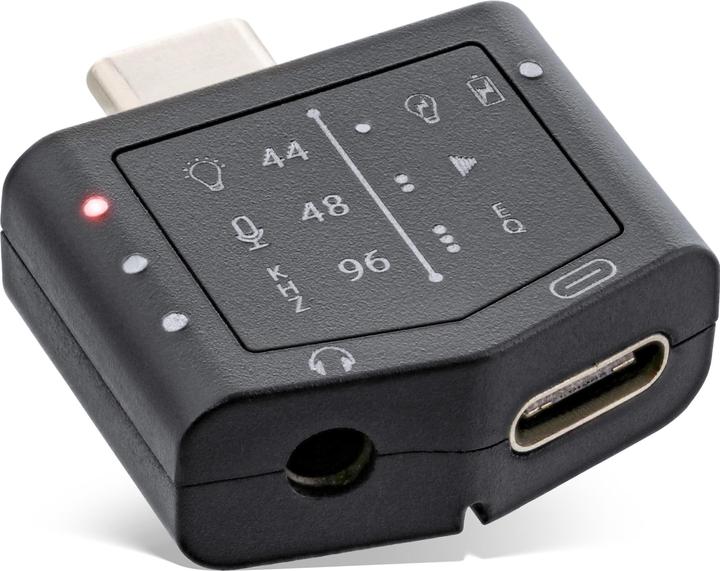 Produktbild InLine Mini USB-C 96KHz Hi-Res Audio Adapter mit PD (Digital -> Digital)