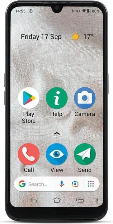 Produktbild Doro 8100 + Watch Bundle (32 GB, Grau, Rosa, Roségold, 6", SIM + eSIM, 13 Mpx, 4G)