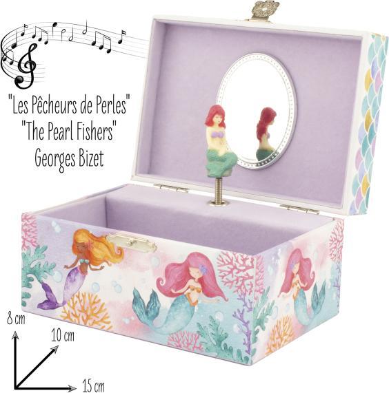 Produktbild Ulysse Couleurs d'Enfance Musiktruhe kleine Meerjungfrau - Spieluhr