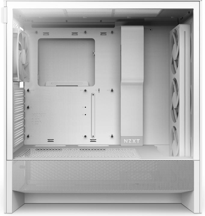 Produktbild NZXT H5 Flow RGB ( 2024 ) (weiss, Tempered Glass) (ATX, mATX, E-ATX, Mini-ITX)