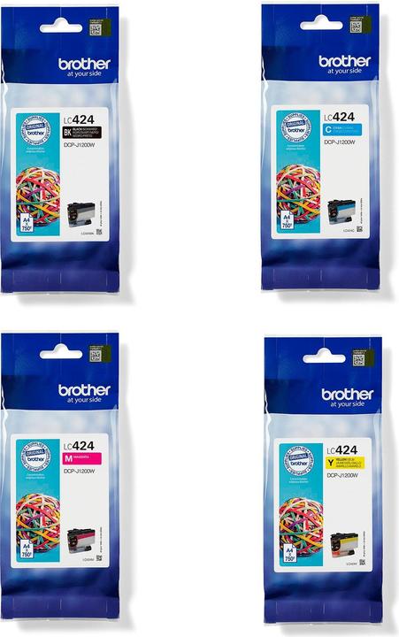 Produktbild Brother LC-424VAL Tintenpatronen-Set (M, BK, C, Y)
