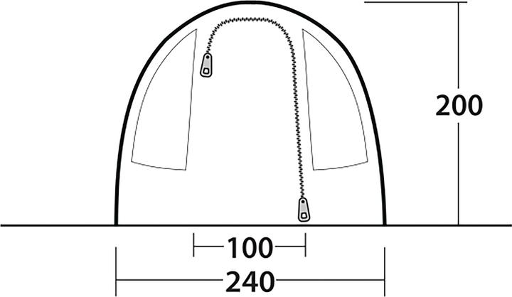 Actual product image Outwell Sky 2 (Tunnel tent, 10.90 kg, 2 persons)