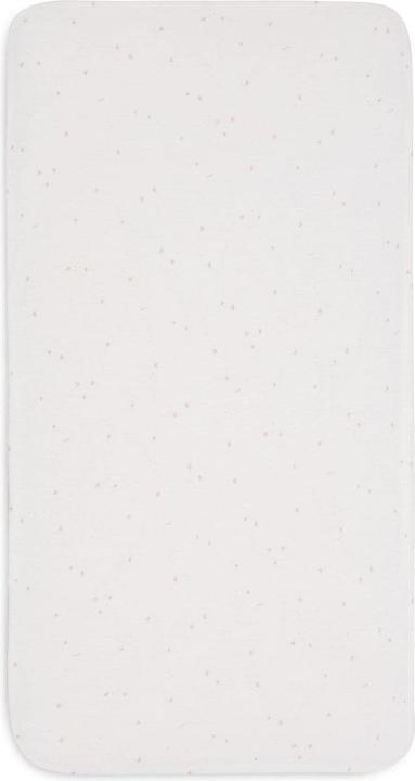 Immagine prodotto Jollein Lenzuolo fisso Twinkling Wild Rose 120 x 60 cm, bianco (60 x 120 cm)
