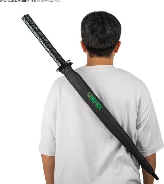 Actual product image Cinereplicas One Piece umbrella Zoro Black Sword