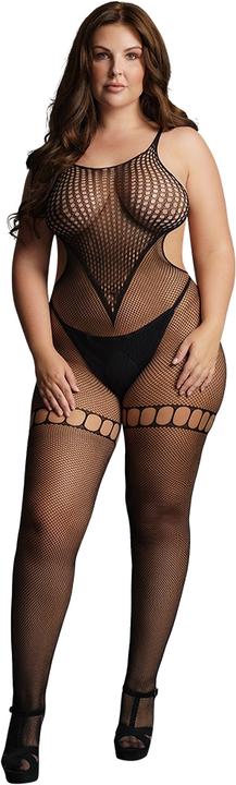 Le Désir Duo Net High Neck Bodystocking (One size)