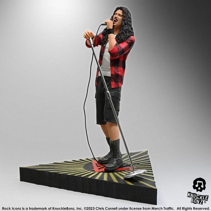 Actual product image Knucklebonz Chris Cornell Rock Iconz Statue 22 cm
