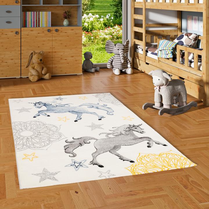 Produktbild Pergamon Kinder Teppich Maui Kids Pferde Stars (120 x 170 cm)