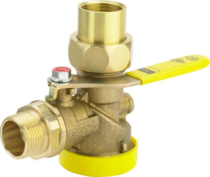 Viega Gaszählerkugelhahn G2111.2 RRp 1, Eck, Messing 526283