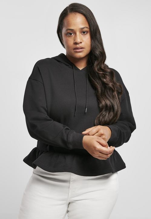 Actual product image Urban Classics Ladies Organic Flounces Hoody - 12522 (S)