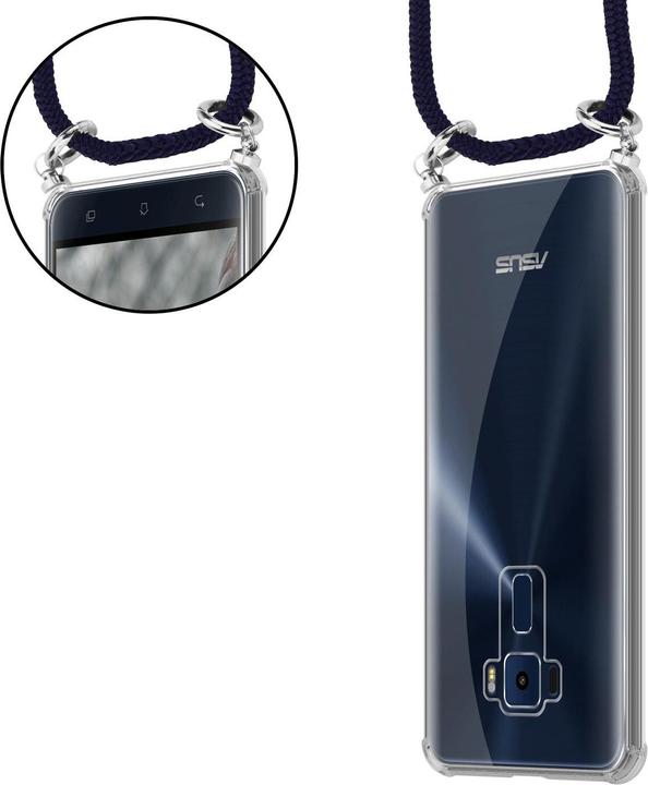 Produktbild Cadorabo TPU Handy Kette SILBER Cover