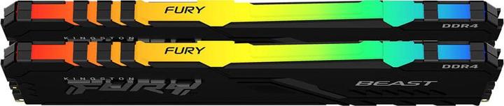 Actual product image Kingston FURY Beast RGB (2 x 16GB, 3600 MHz, DDR4-RAM, DIMM)