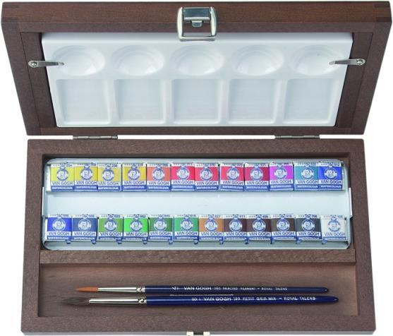 Produktbild Van Gogh Aquarellfarbe Malkasten (Mehrfarbig, 24 ml)