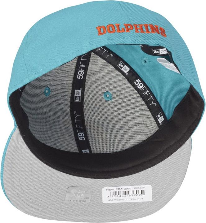 Image du produit New Era 59Fifty Cap - NFL RETRO Miami Dolphins aqua (8)