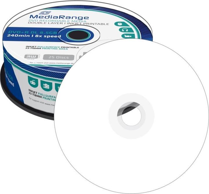 Produktbild MediaRange DVD+R 8.5GB Double Layer (25 x)
