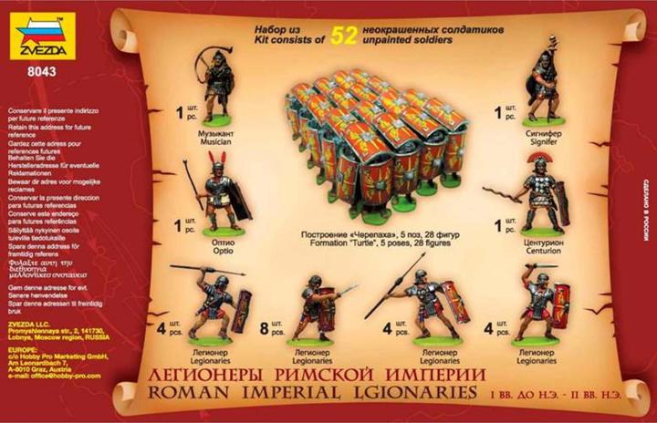 Produktbild Tamiya 1:72 Roman Imperial Infantry