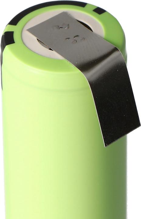 Actual product image Panasonic Battery NCR18650B + solder tag U (1 pcs., 18650, 3400 mAh)