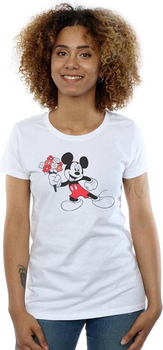 Immagine prodotto Disney Mickey Mouse Flowers Maglietta Donna (M)