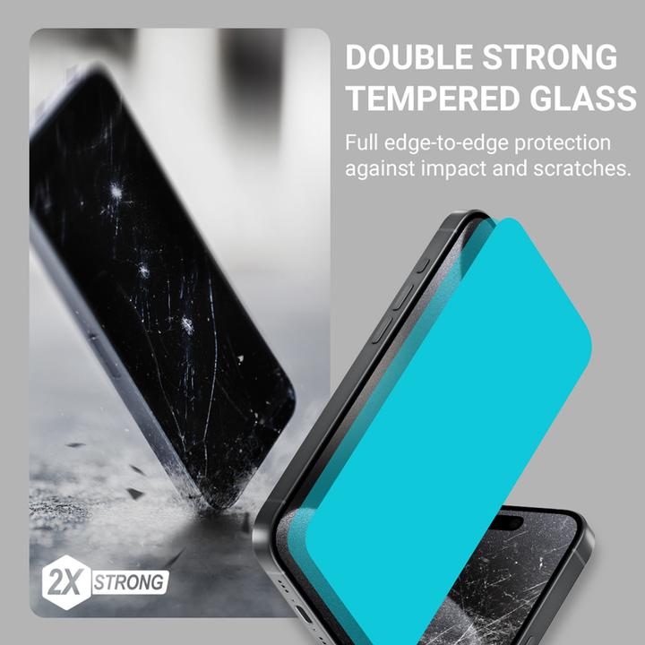 Produktbild Crong EasyShield 2-Pack - Gehärtetes Glas Samsung Galaxy S24 (2 Stück) (2 Stück, Galaxy S24)