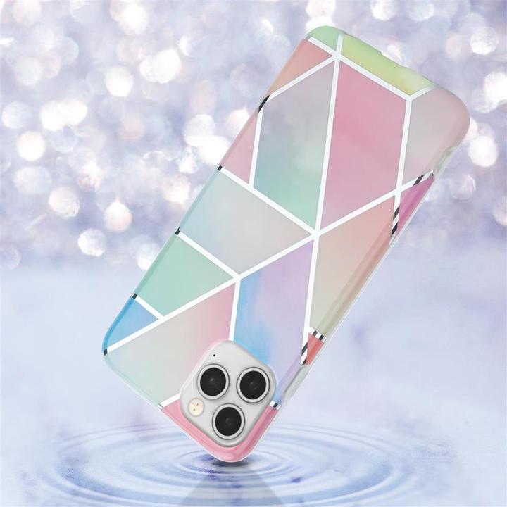Produktbild Cadorabo IMD TPU Bunter Marmor Cover (Apple iPhone 12, Realme 12 Pro+)