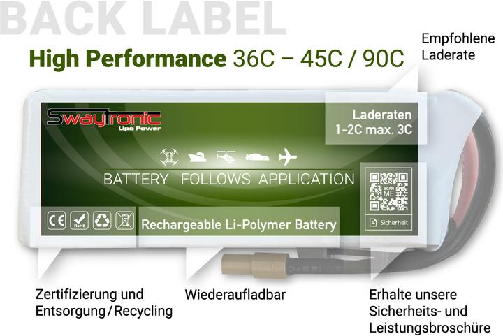 Produktbild Swaytronic Akku (7.40 V, 7200 mAh)