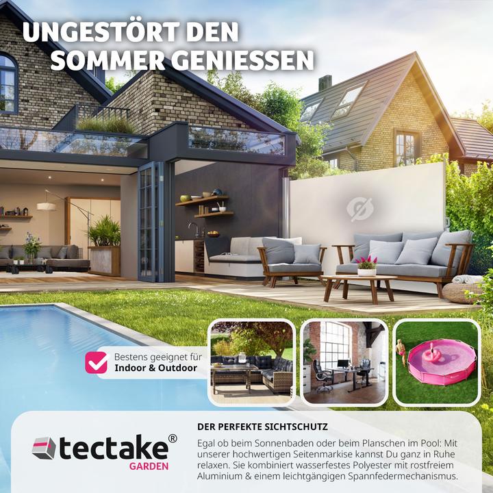 Image du produit tectake Store Latéral Rétractable (1.80 m)