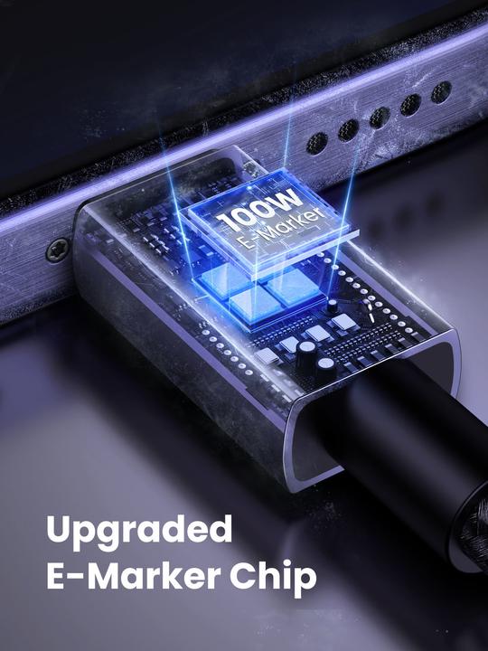 Immagine prodotto Ugreen USB-C to USB-C PD charging cable L512 (gray) 0.5m (0.50 m)
