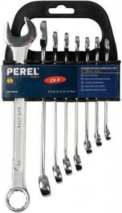 Image du produit Perel 1430-R8 Jeu de clés mixtes 8-19mm (19 mm, 12 mm, 14 mm, 16 mm, 10 mm, 18 mm, 17 mm, 11 mm, 15 mm, 8 mm, 9 mm, 13 mm)
