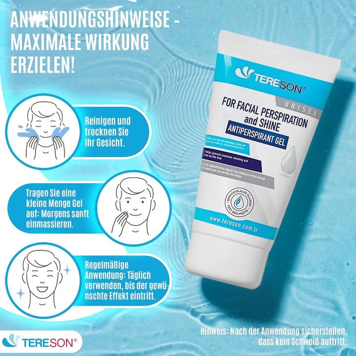 Actual product image Tereson Antiperspirant gel, for facial sweating, 50 ml (Spray, 50 ml)