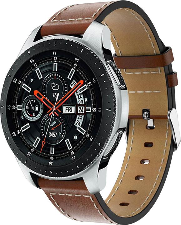 Actual product image Avizar Samsung Galaxy Watch 46 mm leather strap (46 mm, Leather)