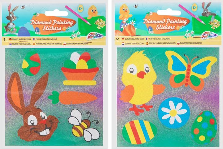 Actual product image Grafix Diamond painting stickers Easter (1 x, 20 x 15 x 0.5 cm)