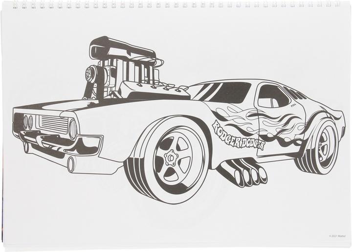Produktbild Hot Wheels Skizzenbuch mit Aufklebern