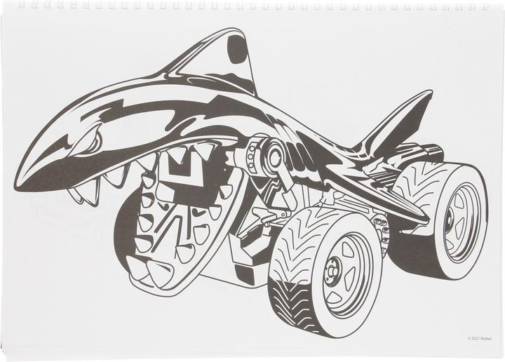 Produktbild Hot Wheels Skizzenbuch mit Aufklebern