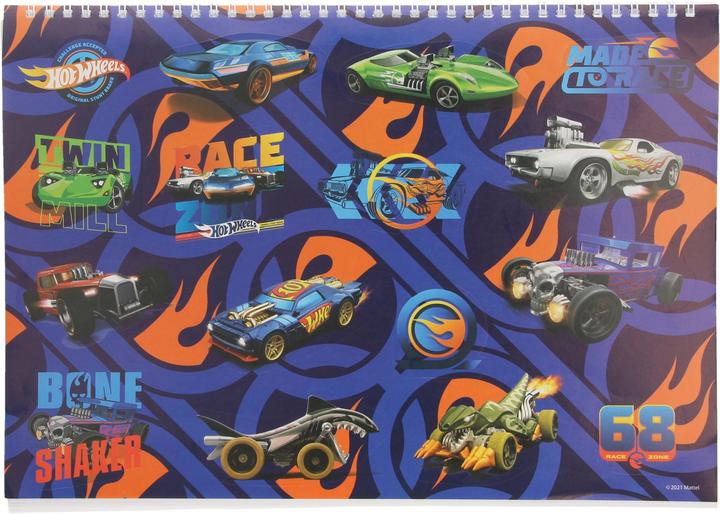 Produktbild Hot Wheels Skizzenbuch mit Aufklebern