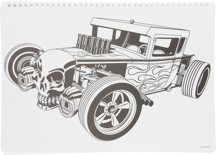 Produktbild Hot Wheels Skizzenbuch mit Aufklebern