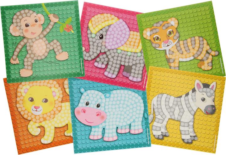 Produktbild PlayMais Mosaikkarten Zoo