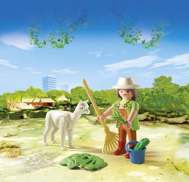 Produktbild Playmobil Tierpflegerin mit Alpaka (4944, Playmobil City Life)