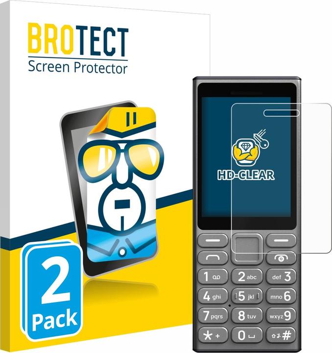 Productafbeelding BROTECT Schermbeschermer Clear (2 Stuk, Nokia 110 4G (2023))