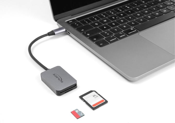 Image du produit Delock Lecteur de cartes USB Type-C en aluminium (USB-C)