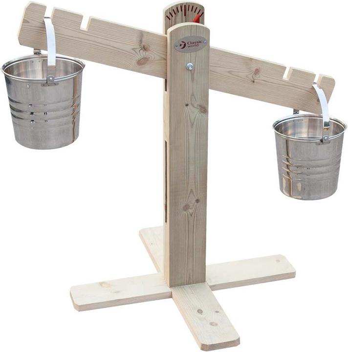 Produktbild Classic World Houten Zandbak Weegschaal met Emmers